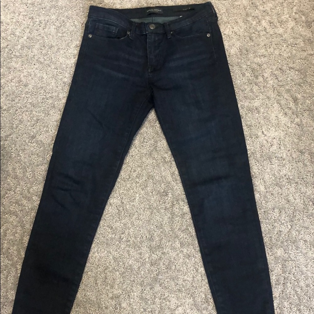 Banana Republic dark wash skinny jeans